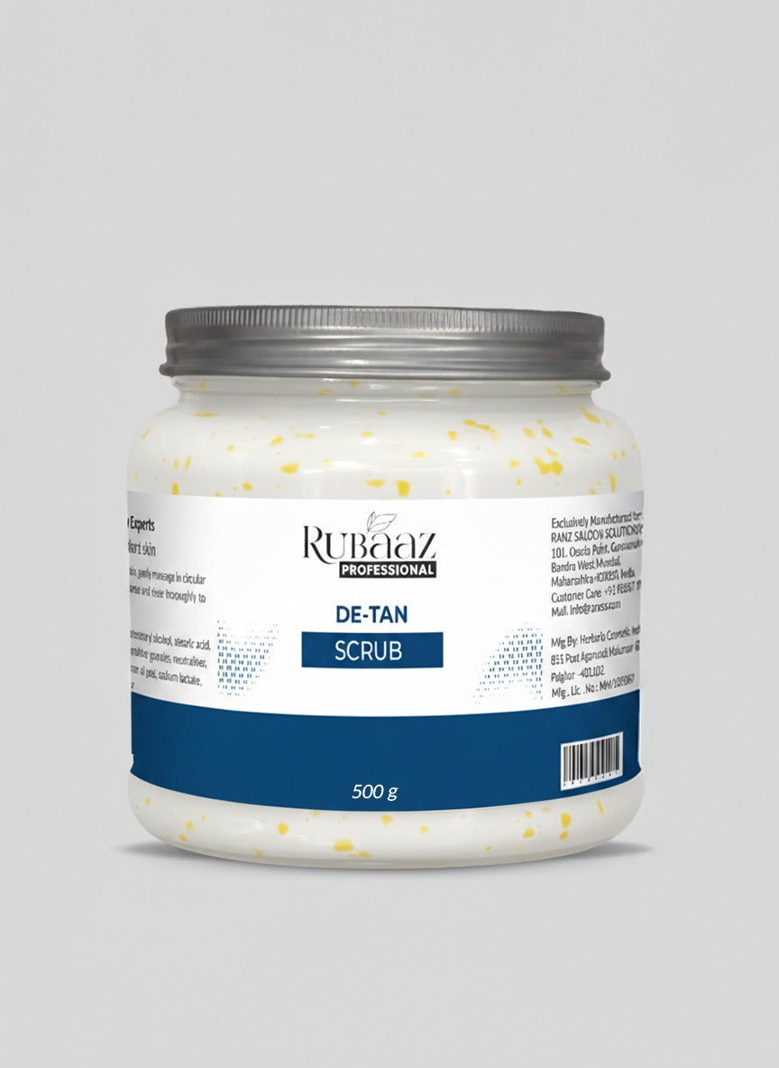 Rubaaz Professional De-Tan Scrub – For Brighter, Even-Toned Skin (200gm / 500gm)