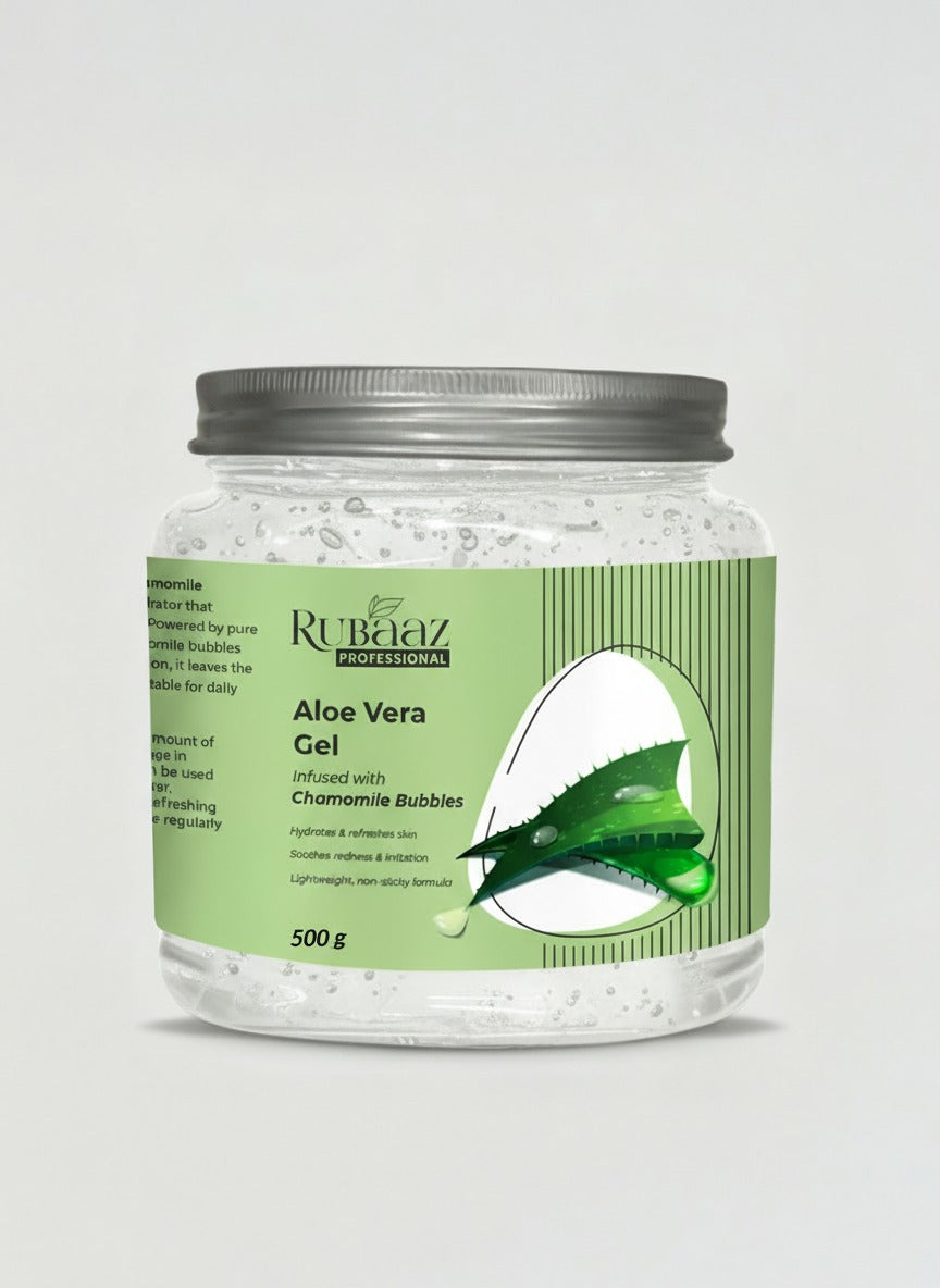 Rubaaz Professional Aloe Vera Gel with Chamomile Bubbles