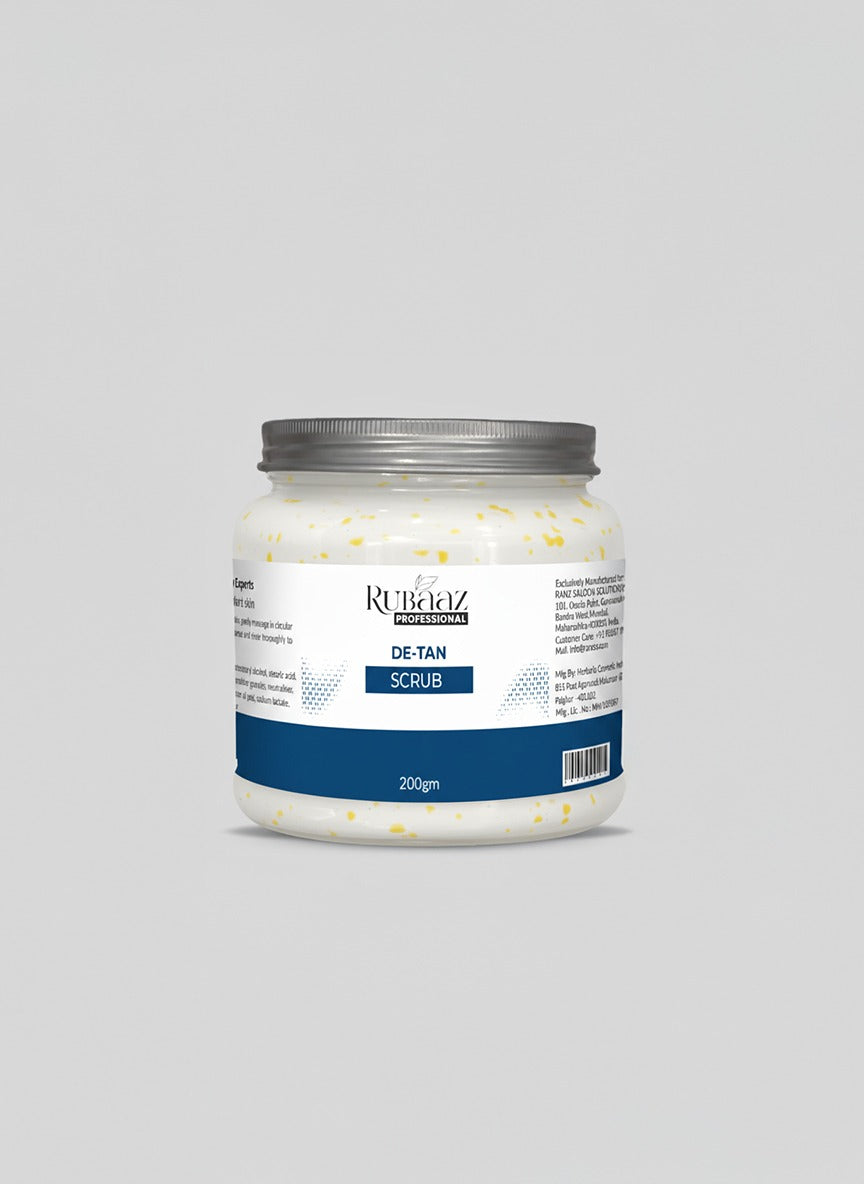 Rubaaz Professional De-Tan Scrub – For Brighter, Even-Toned Skin (200gm / 500gm)