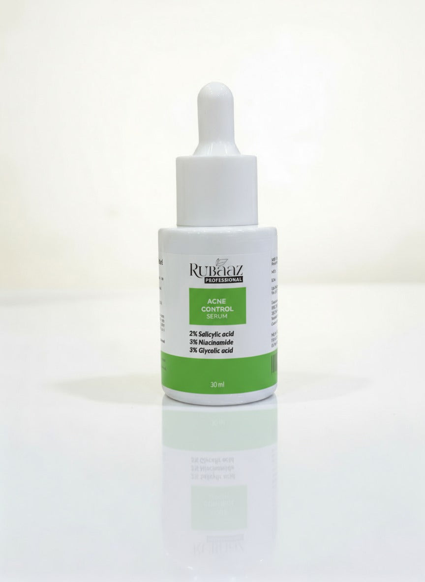 Rubaaz Professional Acne Control Serum with Salicylic, Niacinamide & Glycolic Acid – 30ml