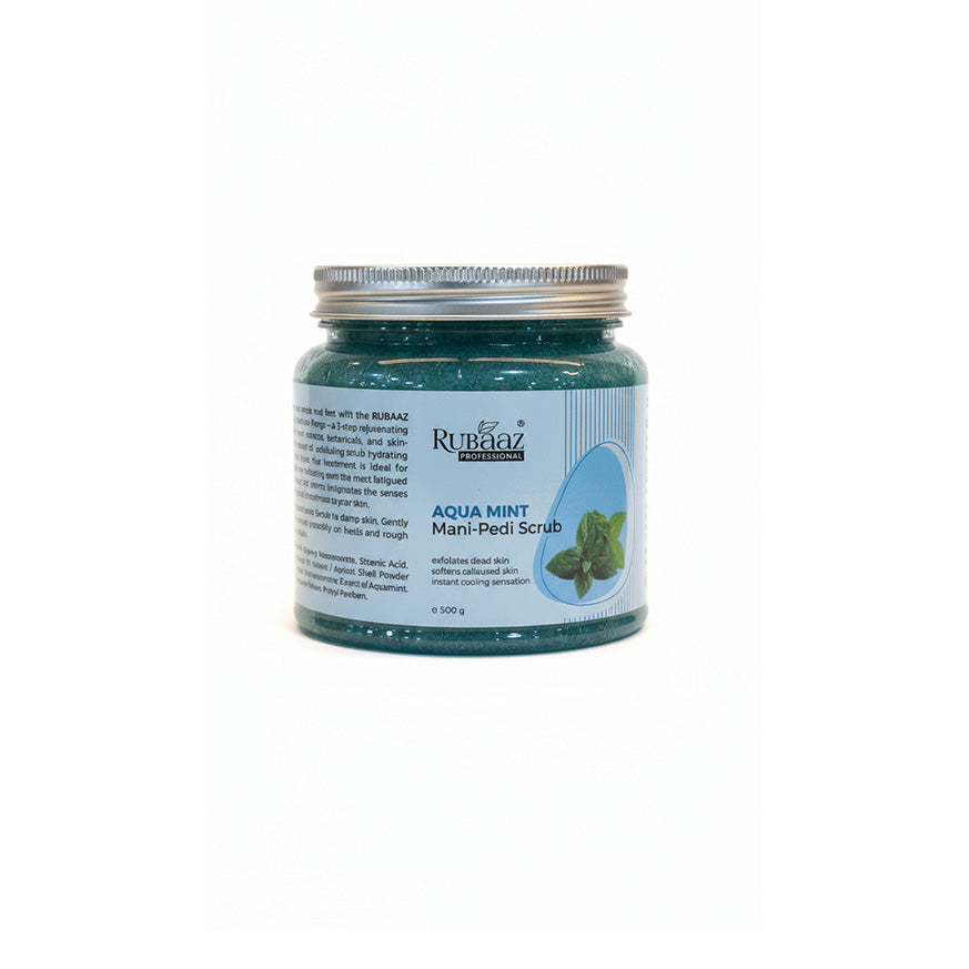 Rubaaz Mani Pedi Massage Scrub Aquamint 1Kg