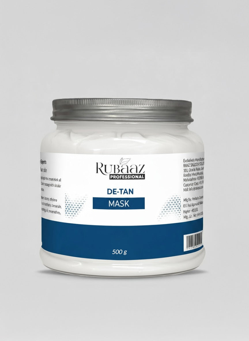 Rubaaz Professional De-Tan Mask – For Radiant & Even-Toned Skin (200gm / 500gm)