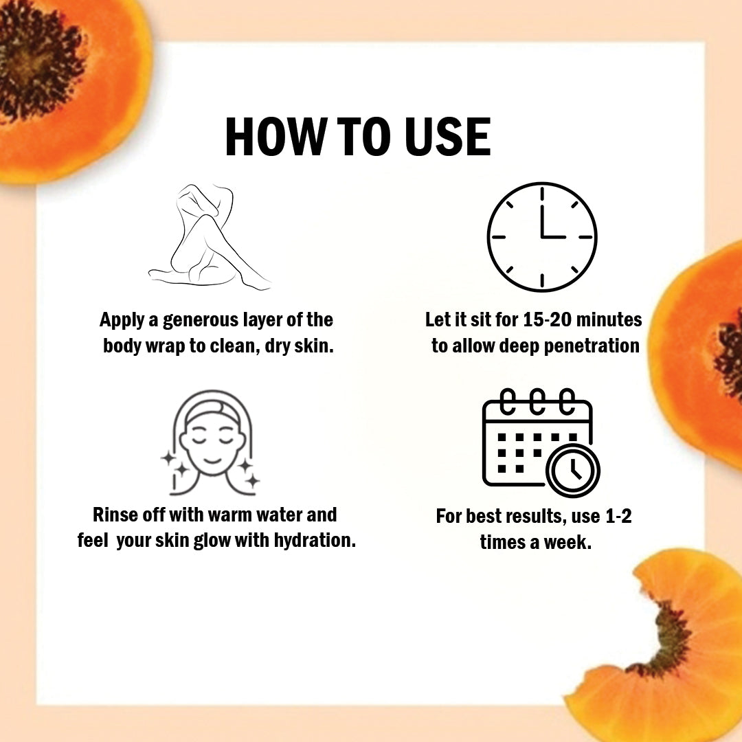 Rubaaz Papaya And Peach Body Wrap 1Kg